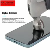 RR Design Edge to Edge Tempered Glass for iPhone 13 and 13 Pro (6.1 Inch) with Easy Self Installation Kit | Black-thumb3