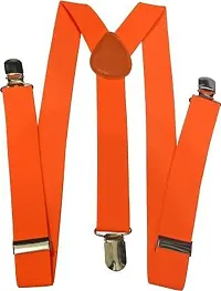 RR design suspenders for boys, kids ,men and women (Orange large men size)-thumb4