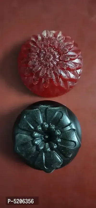 Combo Pack Organic Handmade Soap Charcoal  Ubtan - 2 (70g each Soap)-thumb0