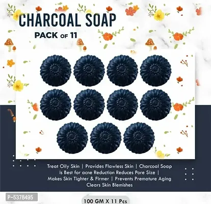 Charcoal soap pack of 11 (100g per Soap)