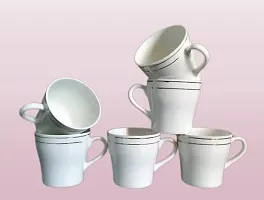 Micorwave Safe Ceramic Tea Cups Set of 6 Small-thumb2