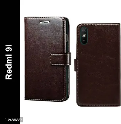 Mi Redmi 9A , Mi Redmi 9A Sport, Redmi 9i  (Brown, Dual Protection, Pack of: 1)-thumb0