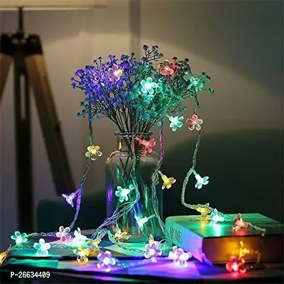 Classic 16 Leds 3 M Multicolor Steady Flower Rice Lights ,Pack Of 1-thumb0