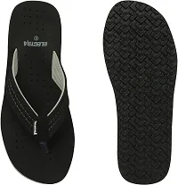Stylish Black EVA Self Design Slipper For Men-thumb2