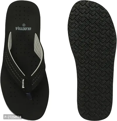 Stylish Black EVA Self Design Slipper For Men-thumb3