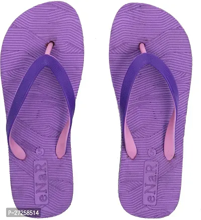 Stylish Purple EVA Self Design Slipper For Men