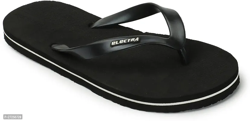 Elegant Black EVA Self Design Slipper For Unisex