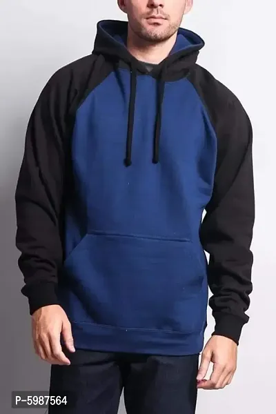Men's Solid Cotton Pullover Sweatshirt-thumb0
