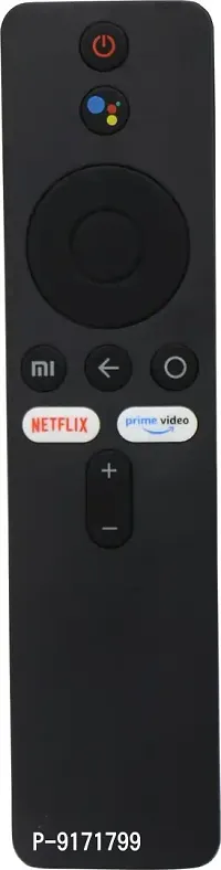 Mi Remote Control with Netflix And Prime Video Button Compatible for Mi 4X LED Android Smart TV 4A Remote Control (32in x 43in) with Voice Command (Pairing Required)-thumb0