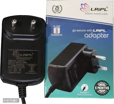 LRIPL120 Power Adapter Charger 12V 2Amp (2.5mm PIN) for DTH(TATA Sky,Dish,AIRTEL,VIDEOCON and More) Black-thumb2