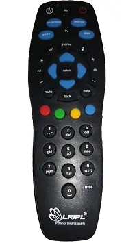 LRIPL Replacement Remote for Tata Sky SD HD 4K Smart DTH Set Top Box (Also Works with TV) Black-thumb1