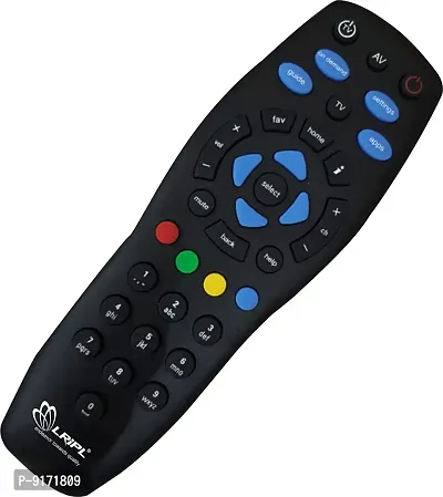 LRIPL Replacement Remote for Tata Sky SD HD 4K Smart DTH Set Top Box (Also Works with TV) Black-thumb4