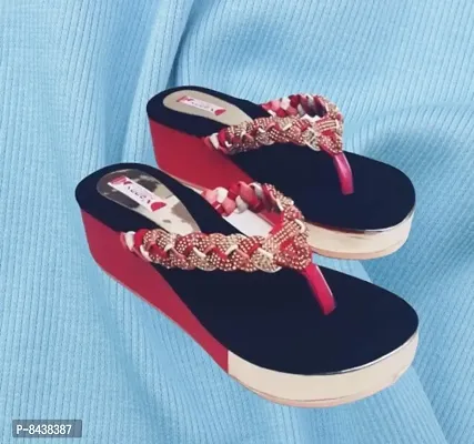 Red Flip Flops Slipper For Women-thumb0