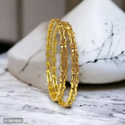 Elegant Yellow Alloy  Bangles/ Bracelets For Women-thumb0