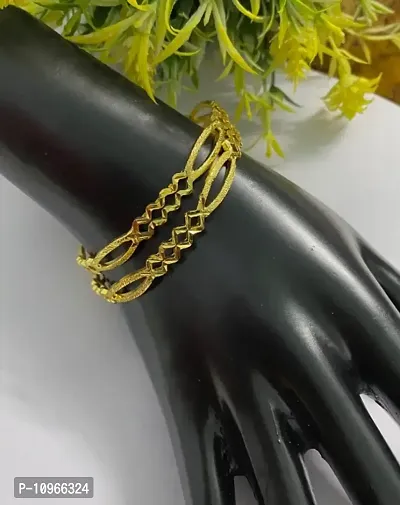 Elegant Golden Bangles For Women-thumb0