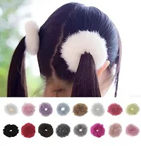 Fur Hair Bands (Pack of 6)-thumb3