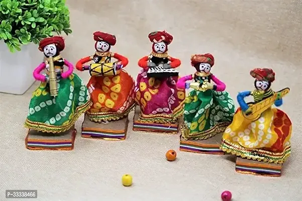 Recycled Material Rajasthani Home Decor Items Musician Bawla Puppets Idol Show Pieces For Home Decor