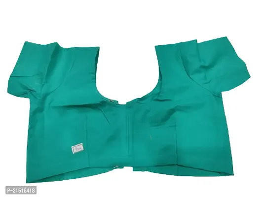Full Voile Cotton Blouse Sea Green Color (Alterable)-thumb2