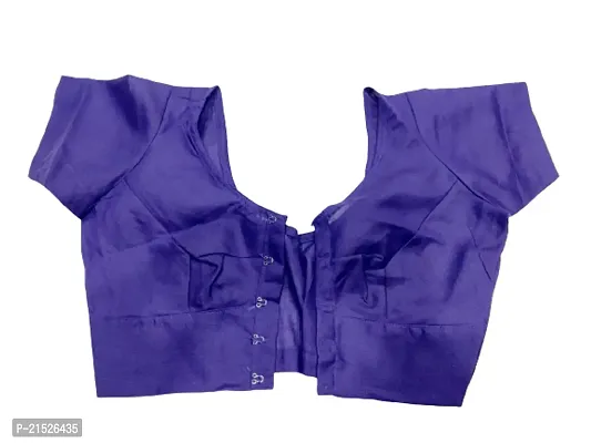 Full Voile Cotton Blouse Violet Color (Alterable)