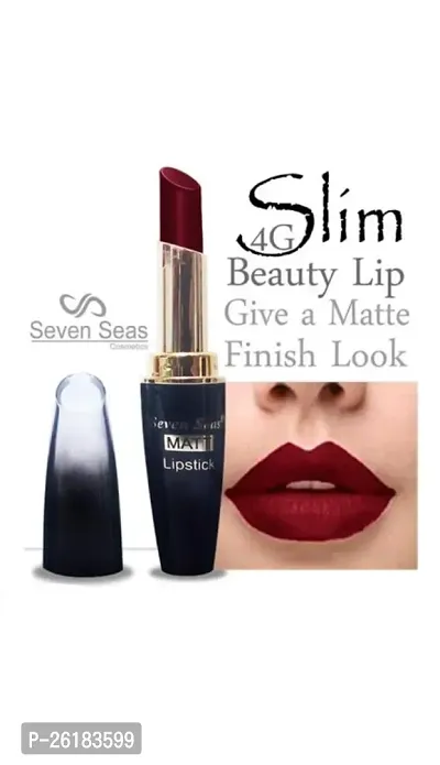 Seven Seas 5G Matte Lipstick Maroon Color-thumb0