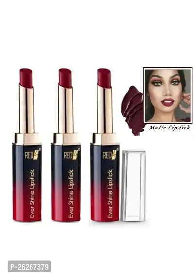 Ever Shine Lipstick Maroon Color Pack of 3-thumb0
