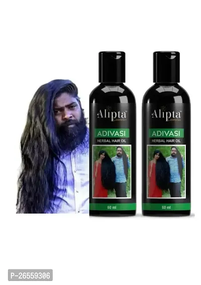 Adivasi hair Oil Original, Adivasi herbal hair oil for hair growth, Hair fail Control 120 ml Pack of 2