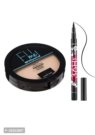 Fit Me Compact Powder and 36H Eyeliner Black