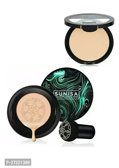 Sunisa Foundation CC Cream 100% Natural and Fit ME Compact Powder
