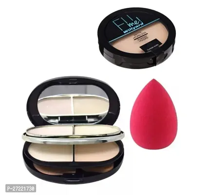 T.Y.A. Two Way 5 In 1 Compact Powder and Fit Me Compact Powder and Soft Blander