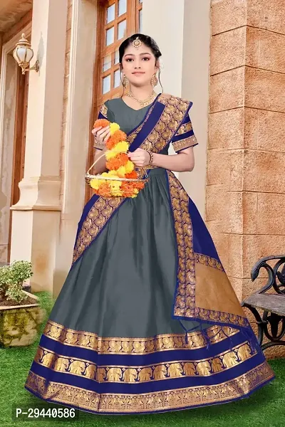 Flawsome Art Silk Grey Lehenga Choli For Girls And Women-11-thumb0