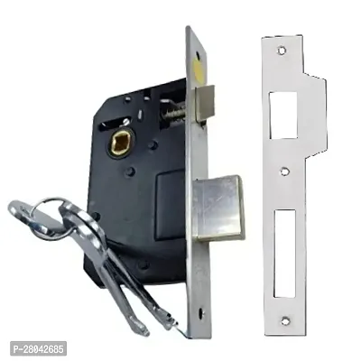 ZTXON Heavy Duty Mortise Door Lock For Bedroom, Living Room, Main Door, Matt Antique Brass Finish With All Screw And Cram | 3 Keys | 6 Lever Double Stage Lockset With With All Screw And Cram for House-thumb2