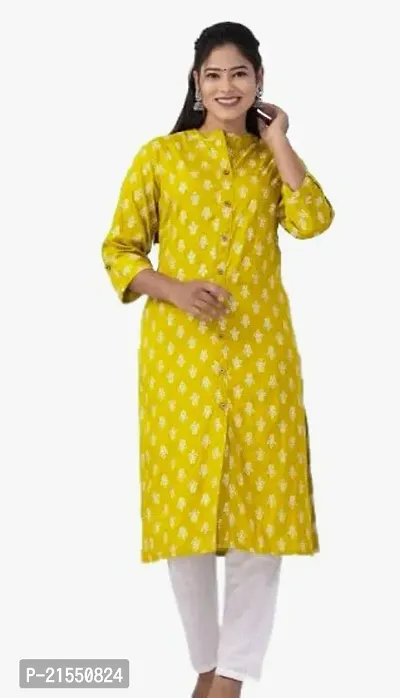 Women Cotton Embroided Kurti-thumb0