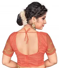 Beautiful Embroidered Net Sari-thumb4