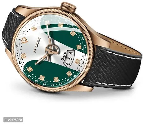 Stylish Green Synthetic Analog Watches For Men-thumb0