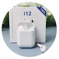 I12 TWS white earbuds-thumb1