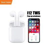 I12 TWS white earbuds-thumb2