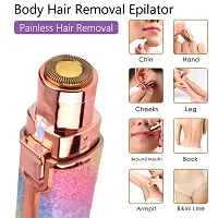 Blowless Painless Face Hair Removal Machine for Women Upper lip Hair Remover, Eyebrow Hair, Chin Hair Epilator Hair Remover Trimmer for Women (USB Charging)-thumb1