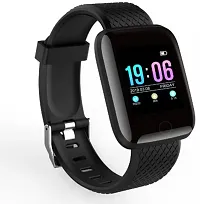 art Watch for Men  Women - ID116 Latest Bluetooth Phone Watch 1.3 LED with Daily Activity Tracker, Heart Rate Sensor, BP Monitor, Sports Watch for All Boys  Girls - Black-thumb2