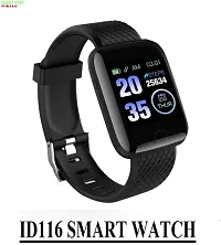 ID116- LATEST ACTIVITY TRACKER STEP COUNT SMART WATCHBLACK(PACK OF 1) Smartwatch-thumb2