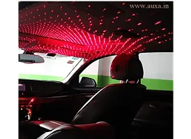 Car Light Star Projector Lights, USB Portable Adjustable Flexible Interior Car Red Night Lamp Decorations with Romantic Galaxy Atmosphere fit Car, Ceiling, Bedroom for Party-thumb2