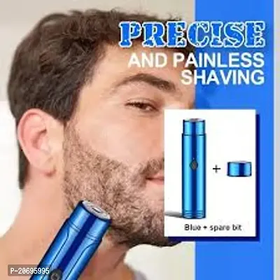 Mini Portable Electric Shaver for Men and Women, Travelling Washable USB Beard Shaver and Trimmer for face,under Arms Painless Shaving Wet and Dry Use and Low-Noise