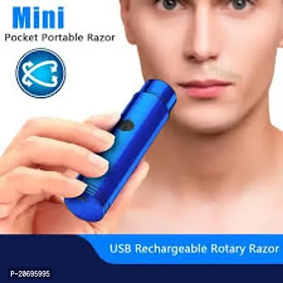 Mini Portable Electric Shaver for Men and Women, Travelling Washable USB Beard Shaver and Trimmer for face,under Arms Painless Shaving Wet and Dry Use and Low-Noise-thumb5