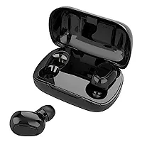 TWS L21 Wireless Earphones Bluetooth 5.0 Headphones Mini Stereo Earbuds Sport Headset Bass Sound Built-in Micphone Black-thumb4
