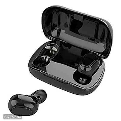 TWS L21 Wireless Earphones Bluetooth 5.0 Headphones Mini Stereo Earbuds Sport Headset Bass Sound Built-in Micphone Black-thumb5