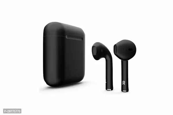 Inpods i12 Bluetooth V5.0 earbuds wireless Bluetooth headset Bluetooth Headset  (Black, True Wireless)-thumb3