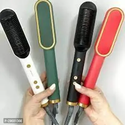 Hair Straightener Comb for Women  Men, Hair Styler, Straightener machine Brush/PTC Heating Electric Straightener with 5 Temperature Control Hair Straightener for Women, Multicolour-thumb5
