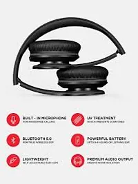 P47 Wireless Bluetooth Headphones with Microphone,Volume Control, Stereo FM,Memory Card Support-thumb3