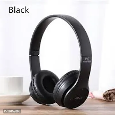 P47 Wireless Headphones with Stereo Memory Card Support Multifunctional Wireless Bluetooth  Wired Headset-thumb3