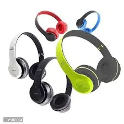 P47 Wireless Headphones with Stereo Memory Card Support Multifunctional Wireless Bluetooth  Wired Headset-thumb4
