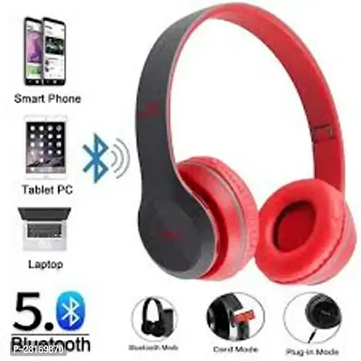 P47 Wireless Bluetooth Headphones 5.0+EDR with Volume Control, HD Sound and Bass